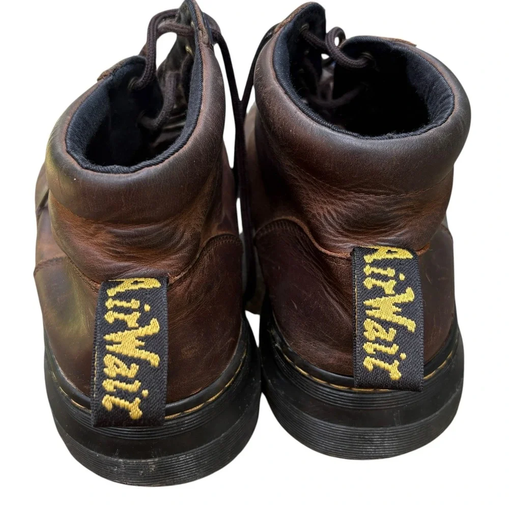Dr Martens Mens 12 Bonny Chukka Boots Brown Leather Lace Up‎ Ankle Work Shoes